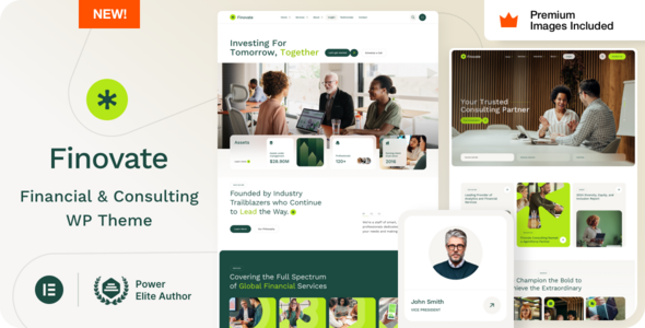 Finovate Financial Consulting WordPress Theme