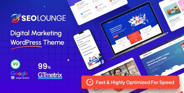 SEOLounge v4.0.5 – SEO Agency WordPress Theme