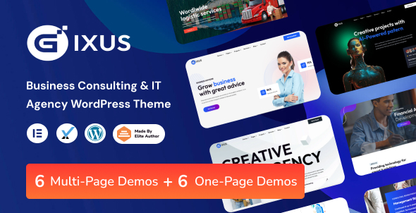 Gixus v2.2 – Business Consulting & IT Agency WordPress