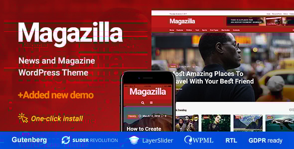 Magazilla v1.2.1 – News & Magazine Theme