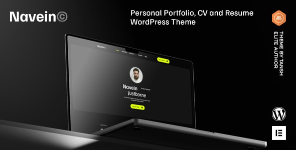 Navein v1.0.1 – Personal Portfolio WordPress Theme