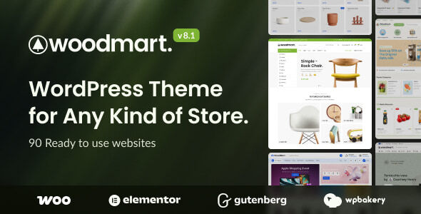 WoodMart v8.1.2 – Responsive WooCommerce WordPress Theme