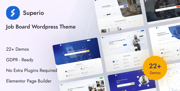 Superio v1.3.26 – Job Board WordPress Theme