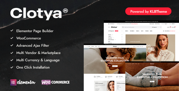 Clotya v1.3.9 – Fashion Store eCommerce Theme
