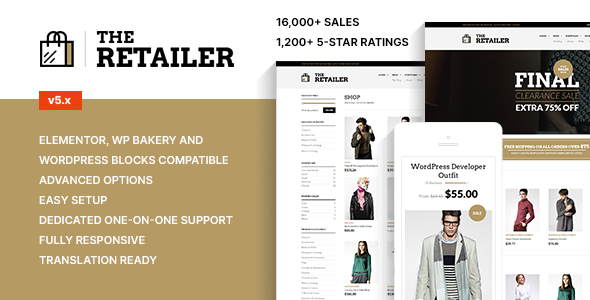 The Retailer v6.0 – Responsive WordPress Theme