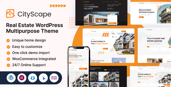 CityScape v1.0.1 – Real Estate WordPress Theme