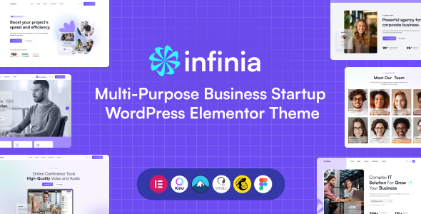 Infinia Startup WordPress Theme for Businesses