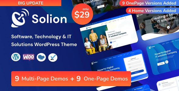 Solion IT Solutions WordPress Theme
