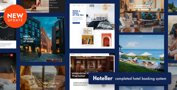 Hoteller Hotel Booking WordPress Theme