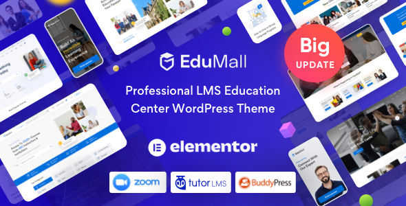 EduMall LMS Education WordPress Theme