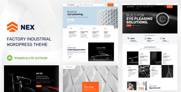 Nex v23 – Factory & Industrial WordPress Theme
