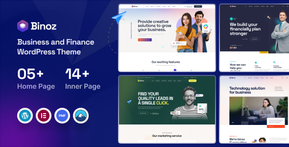 Binoz Business Agency WordPress Theme