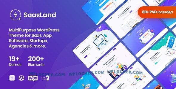 SaasLand Startup Multipurpose SaaS WordPress Theme