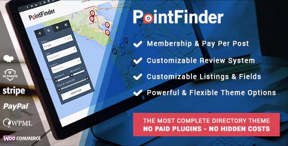Point Finder Real Estate Directory WordPress Theme