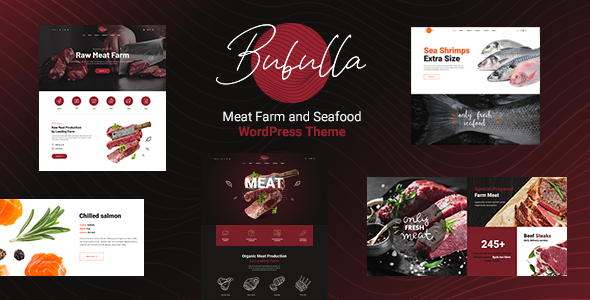 Bubulla Butcher WordPress Theme for Meat & Seafood