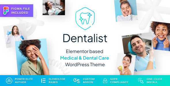 Dentalist Dental WordPress Theme for Clinics & Care